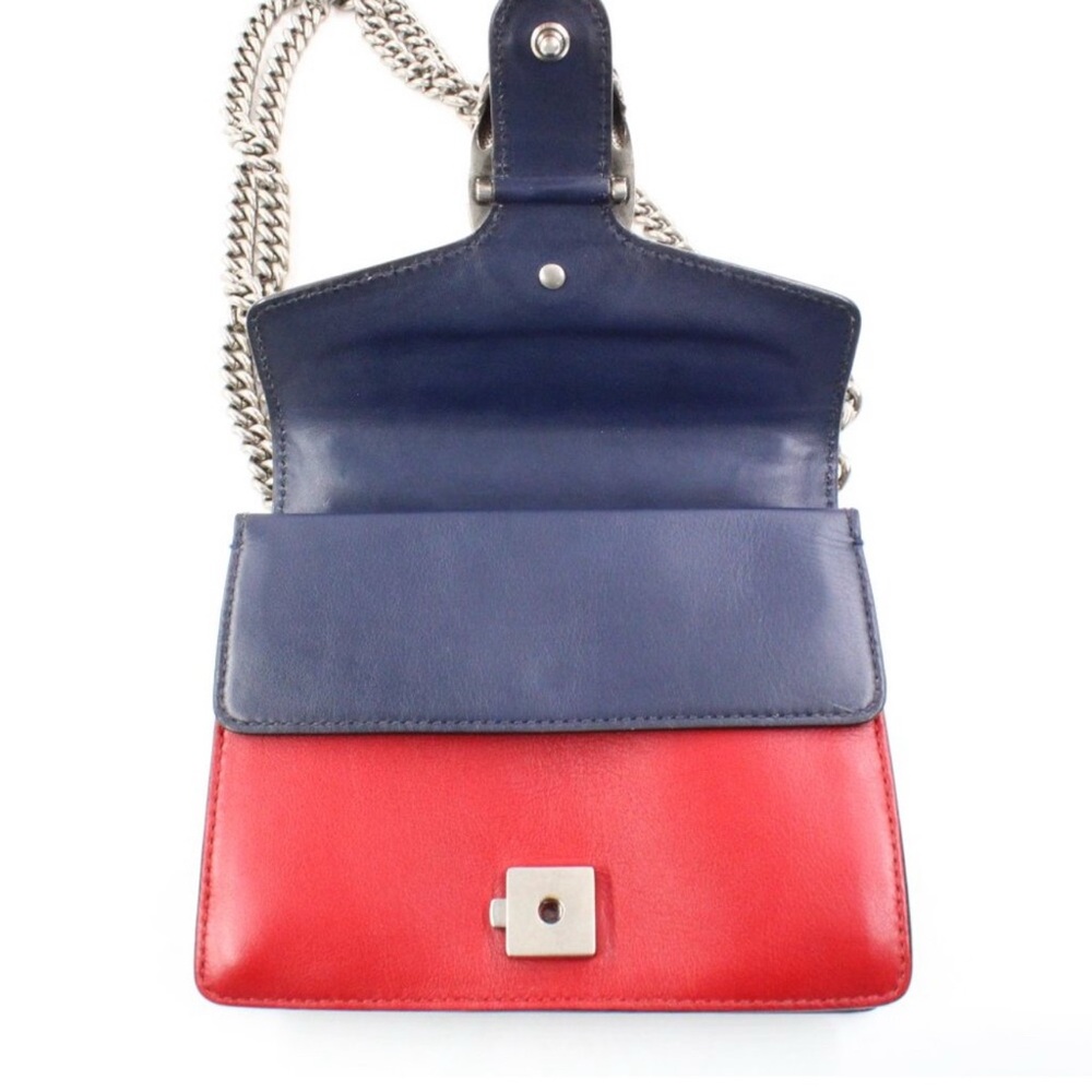 GUCCI Calfskin Crystal Snake Embroidered Mini Dionysus Shoulder Bag. Very rare - Picture 6 of 10